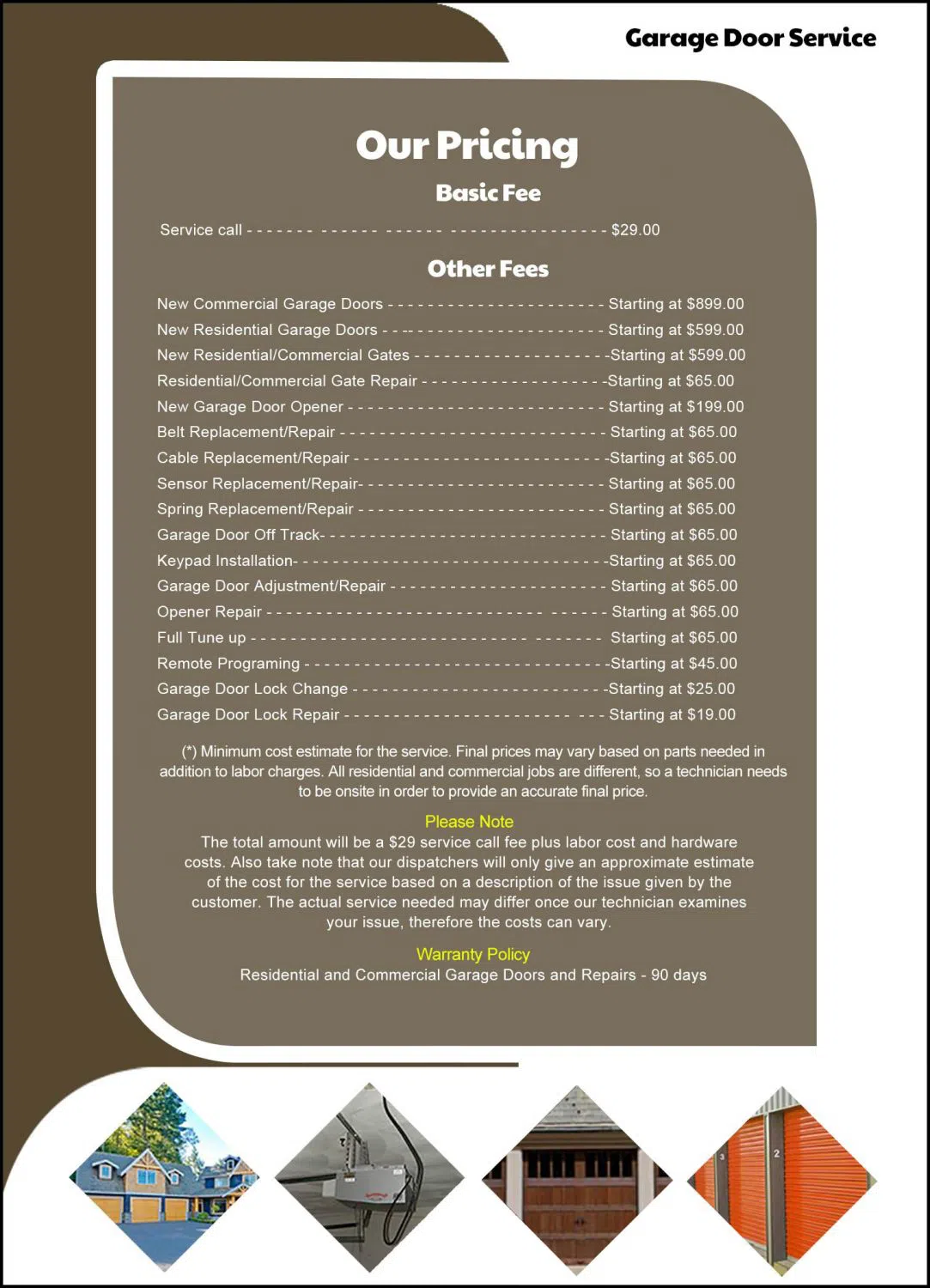 State Garage Door Service Oxon Hill, MD 301-359-6126