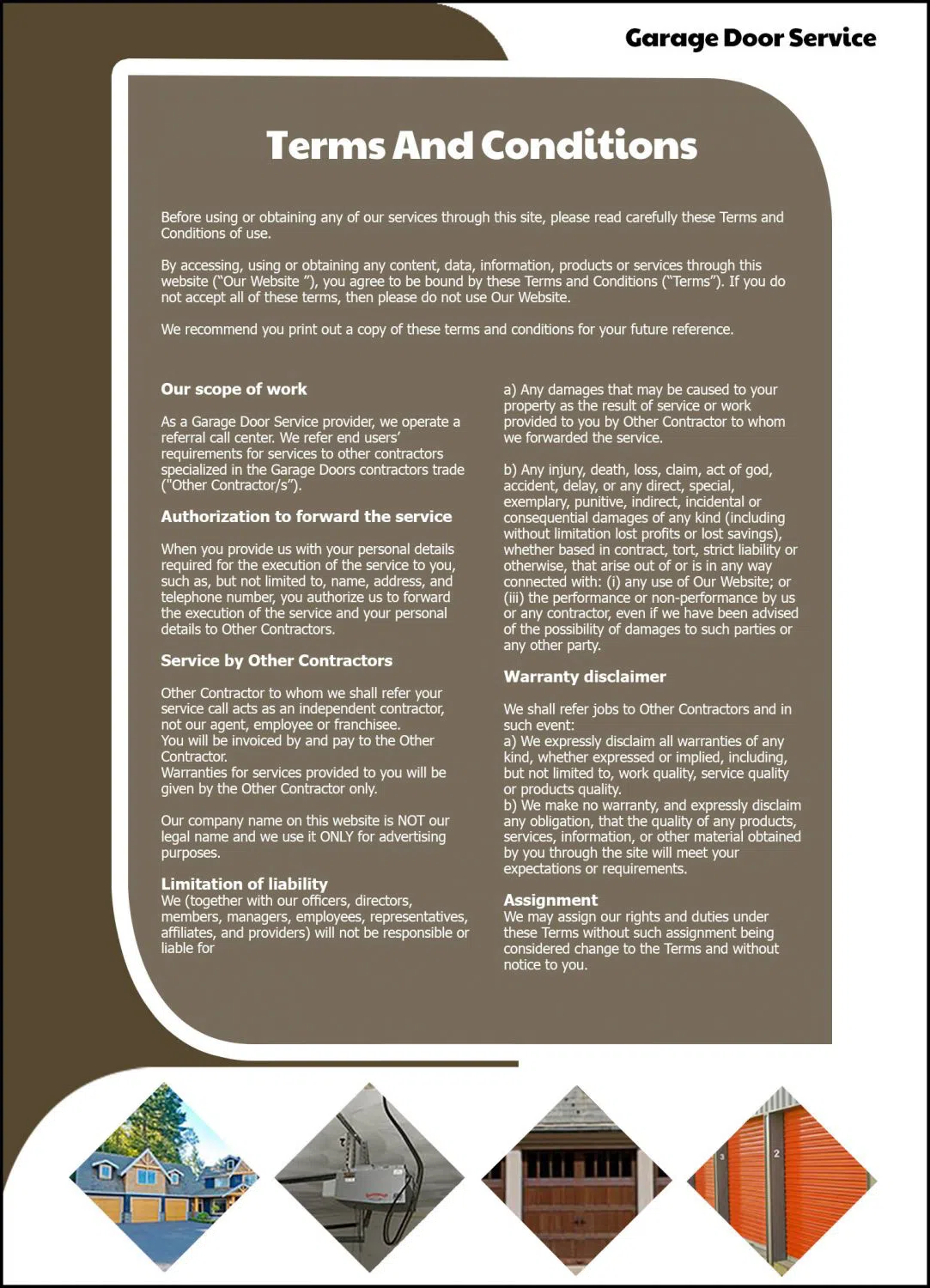 State Garage Door Service Oxon Hill, MD 301-359-6126